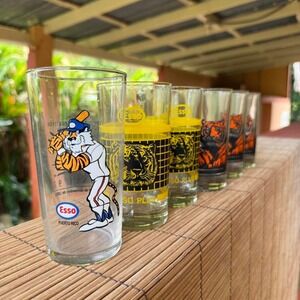 Tigre Legacy – Vintage Esso + Ponce '93 Glasses (Set of 6) Puerto Rico